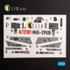 KELIK K72181 MiG-29UB - interior 3D decals for IBG models kit 1/72